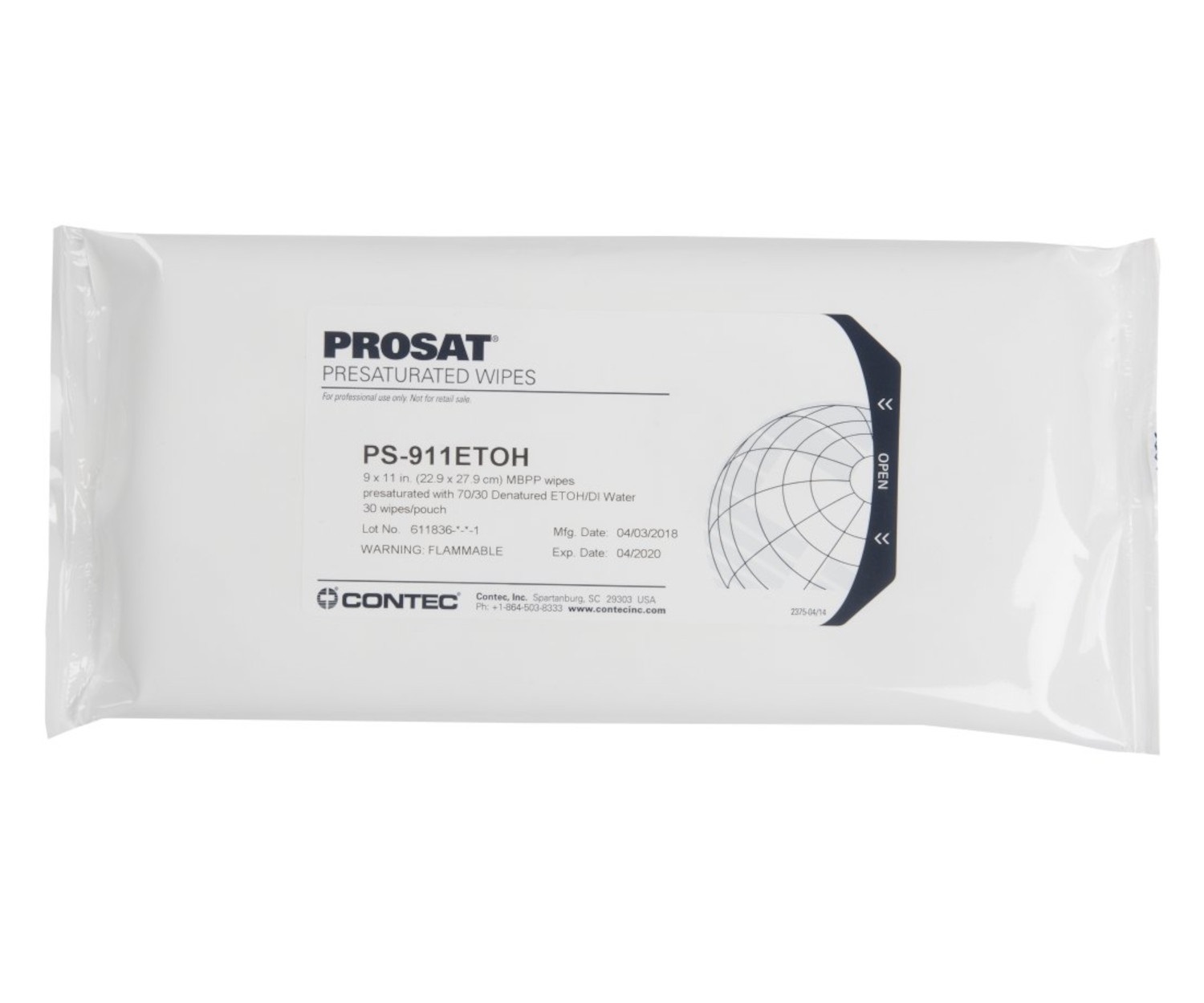 Prosat | PS-911 ETOH | Cleanroom wipe | Coverimage