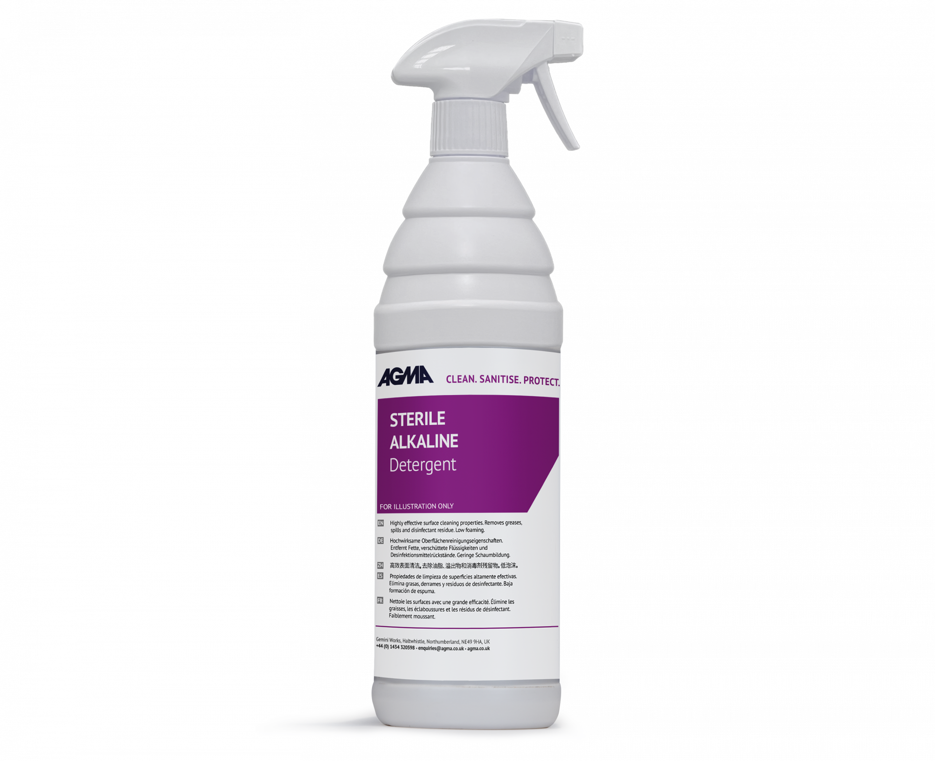 Cover image | 11006780 | AGMA – Alkaline Detergent, Sterile – 1L