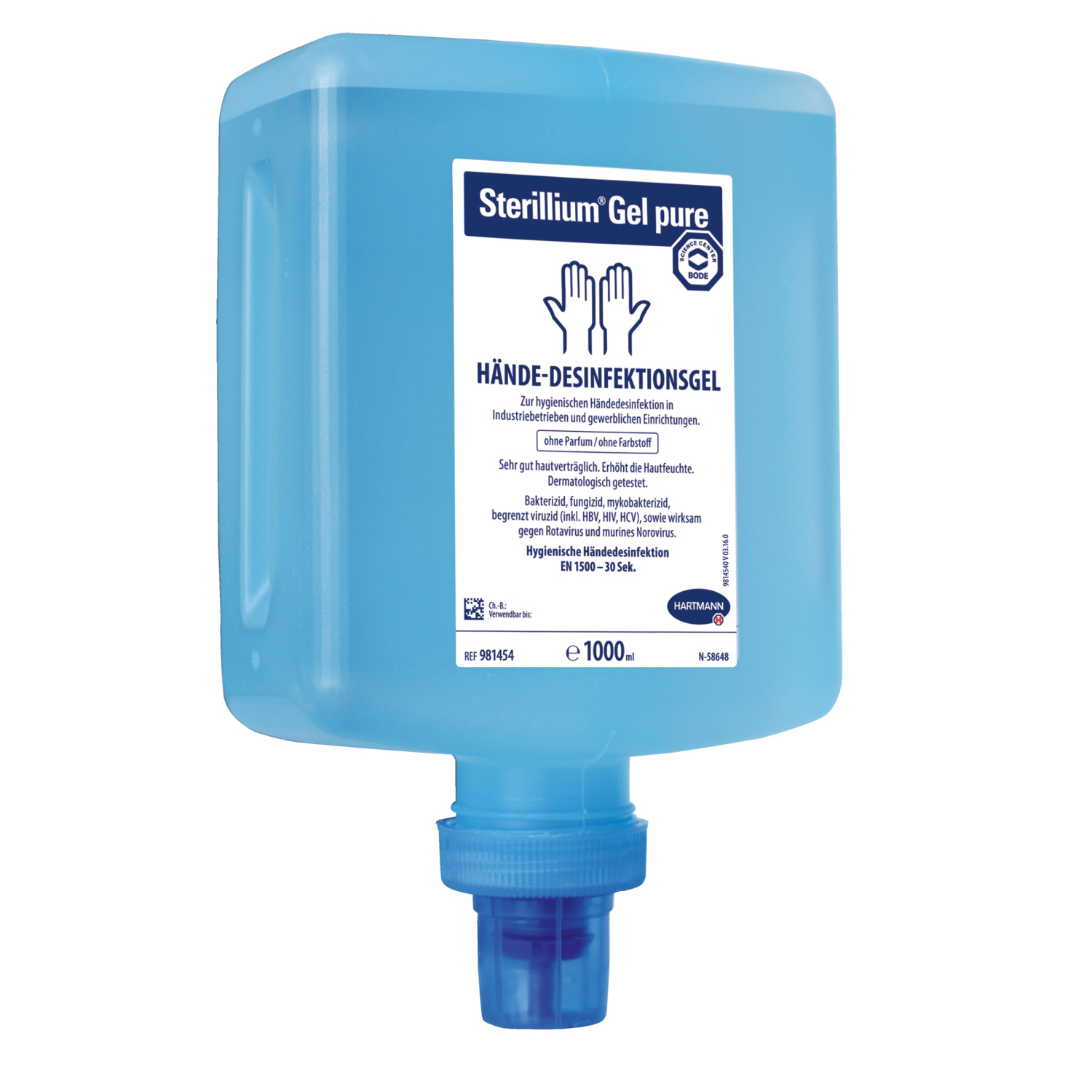 Hand Disinfection Gel Sterillium® Gel pure CleanSafe